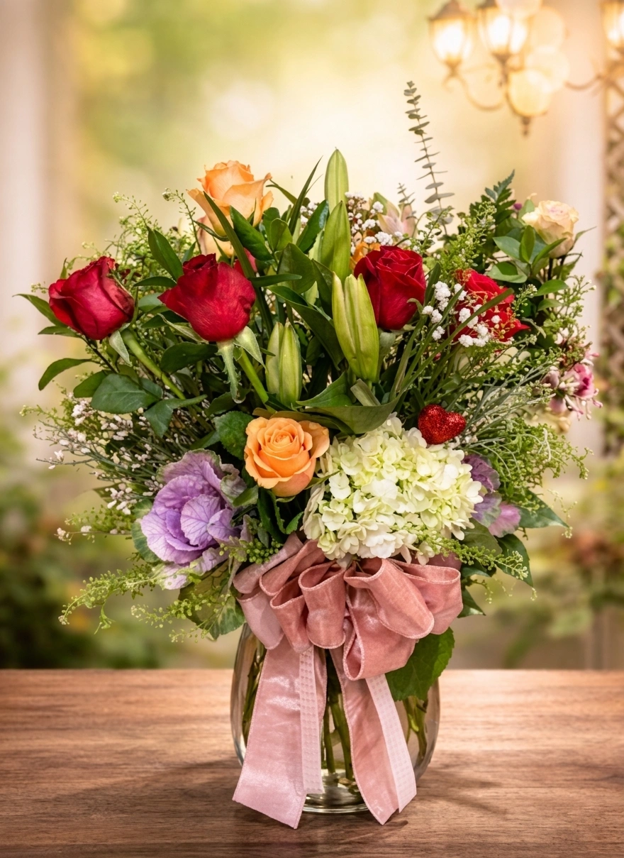 Blushing Garden Elegance