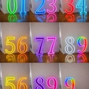 Signature Glow LED Letter and Number Collection